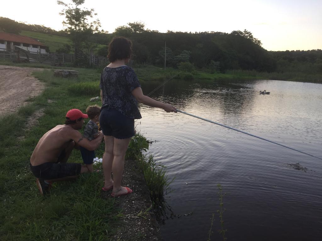 Hospedagem Fazenda Nova América Brotas Esterno foto